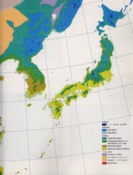 日本列島周辺植生図